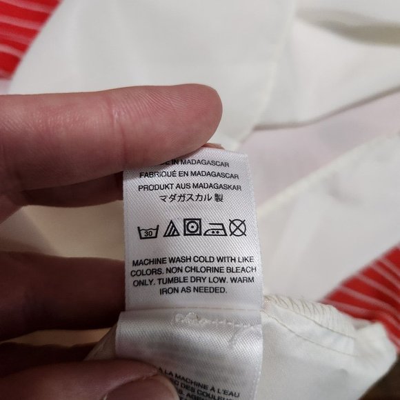 J Crew Dress Womens S Red Orange Floral Ruffle Flutter Sleeveless Keyhole Sun - Picture 11 of 12